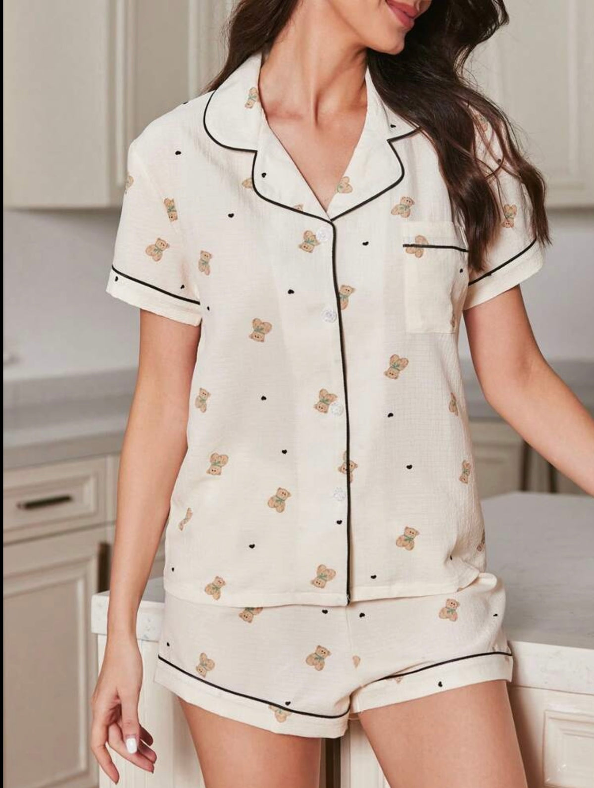 Pijama Americano Linha Noite - Ursinhos