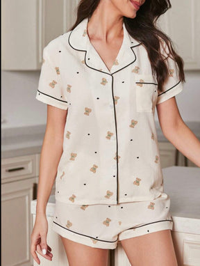 Pijama Americano Linha Noite - Ursinhos