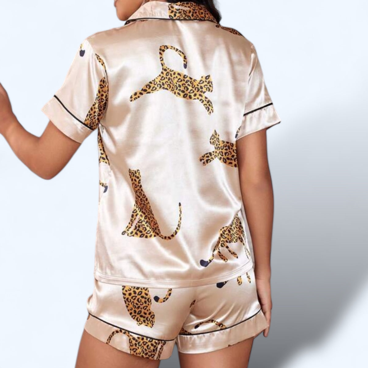 Pijaminha Americano Linha Noite - AnimalPrint